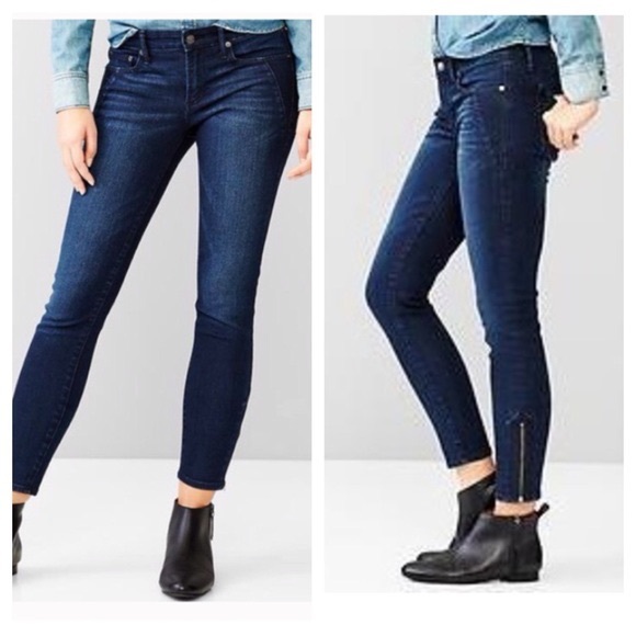 women's ankle zip skinny jeans